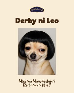 Kuna mtu wiki yake inaharibika leo

 #Dairylandke #ThegreatManchesterderby #Craftedhappiness