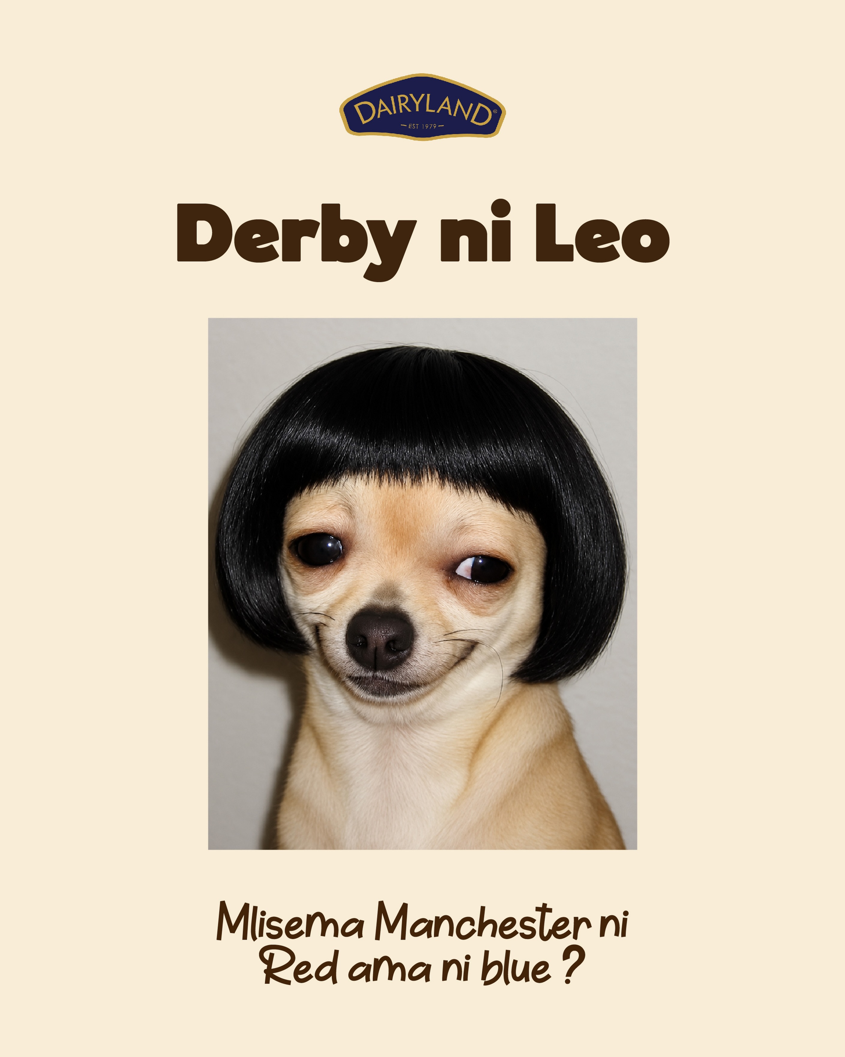 Kuna mtu wiki yake inaharibika leo

 #Dairylandke #ThegreatManchesterderby #Craftedhappiness