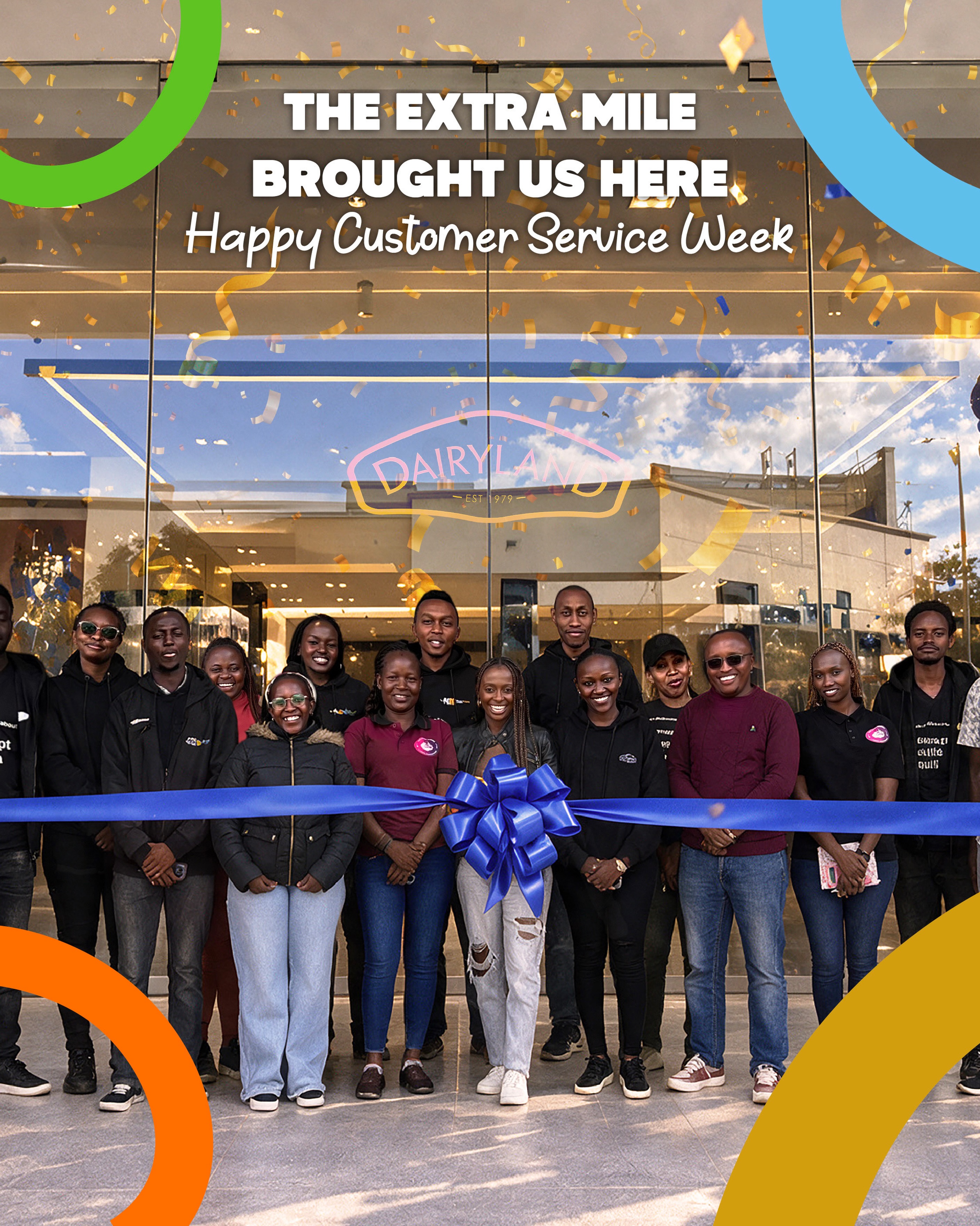 Going the extra mile is kind of our thing. For our customers. For our people.
And this year, quite literally, all the way to Tilisi.

This Customer Service Week, we’re celebrating the people and little extras that make Dairyland, Dairyland.

Happy Customer Service Week!
#Customerserviceweek2026 #Craftedhappiness